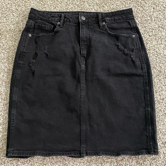 Old Navy Dresses & Skirts - Old Navy | Black Jean Skirt